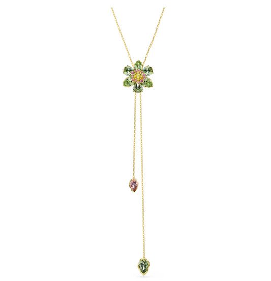 Swarovski 5717158 Pendente a Y Idyllia Fiore Multicolore