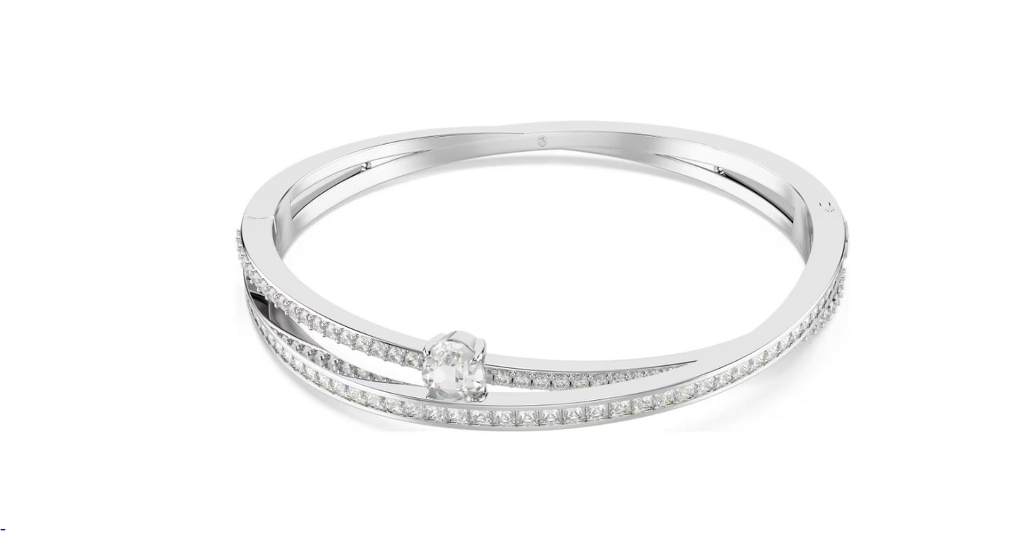 Swarovski 5691224 Bracciale rigido Hyperbola Bianco Taglia S
