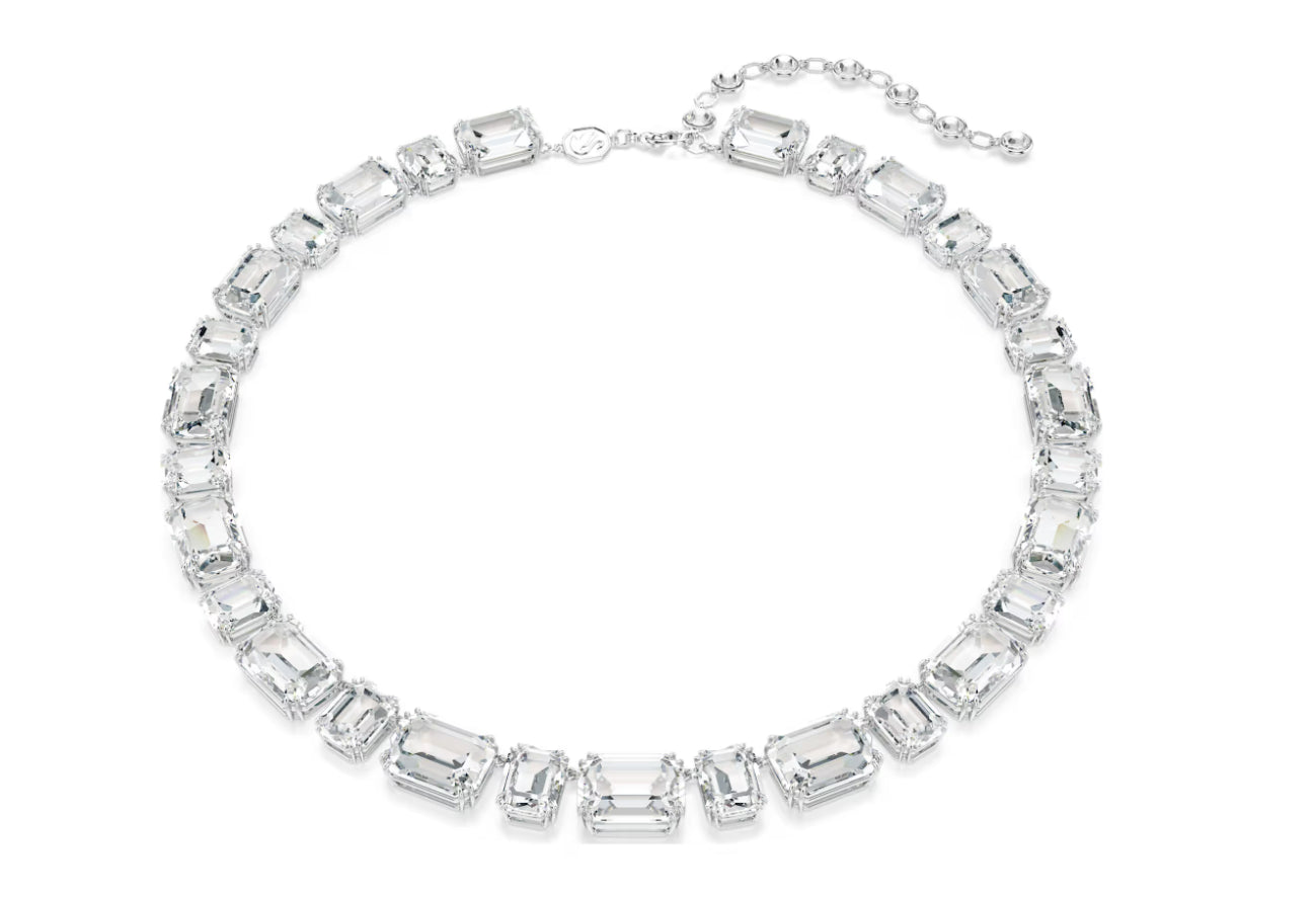 Swarovski 5705757 Collana Tennis Millenia Bianca