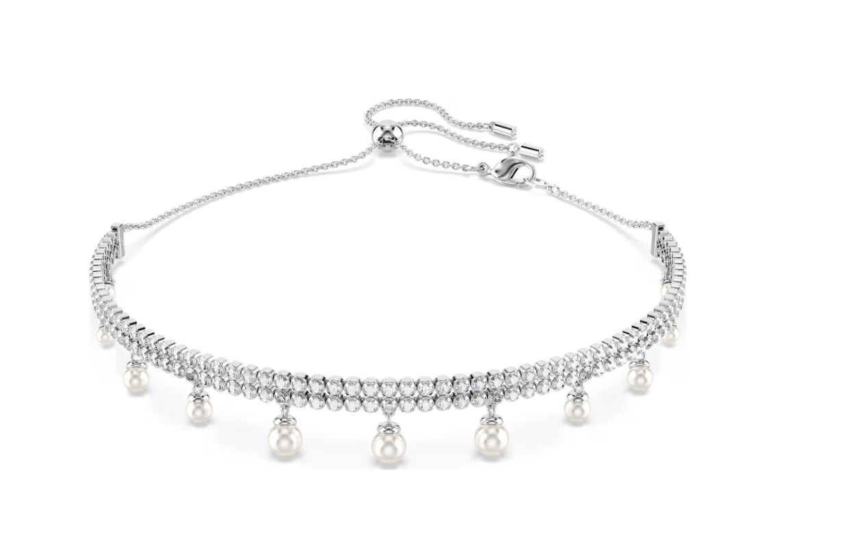 Swarovski 5720865 Girocollo Ariana Grande Crystal Pearl Bianco