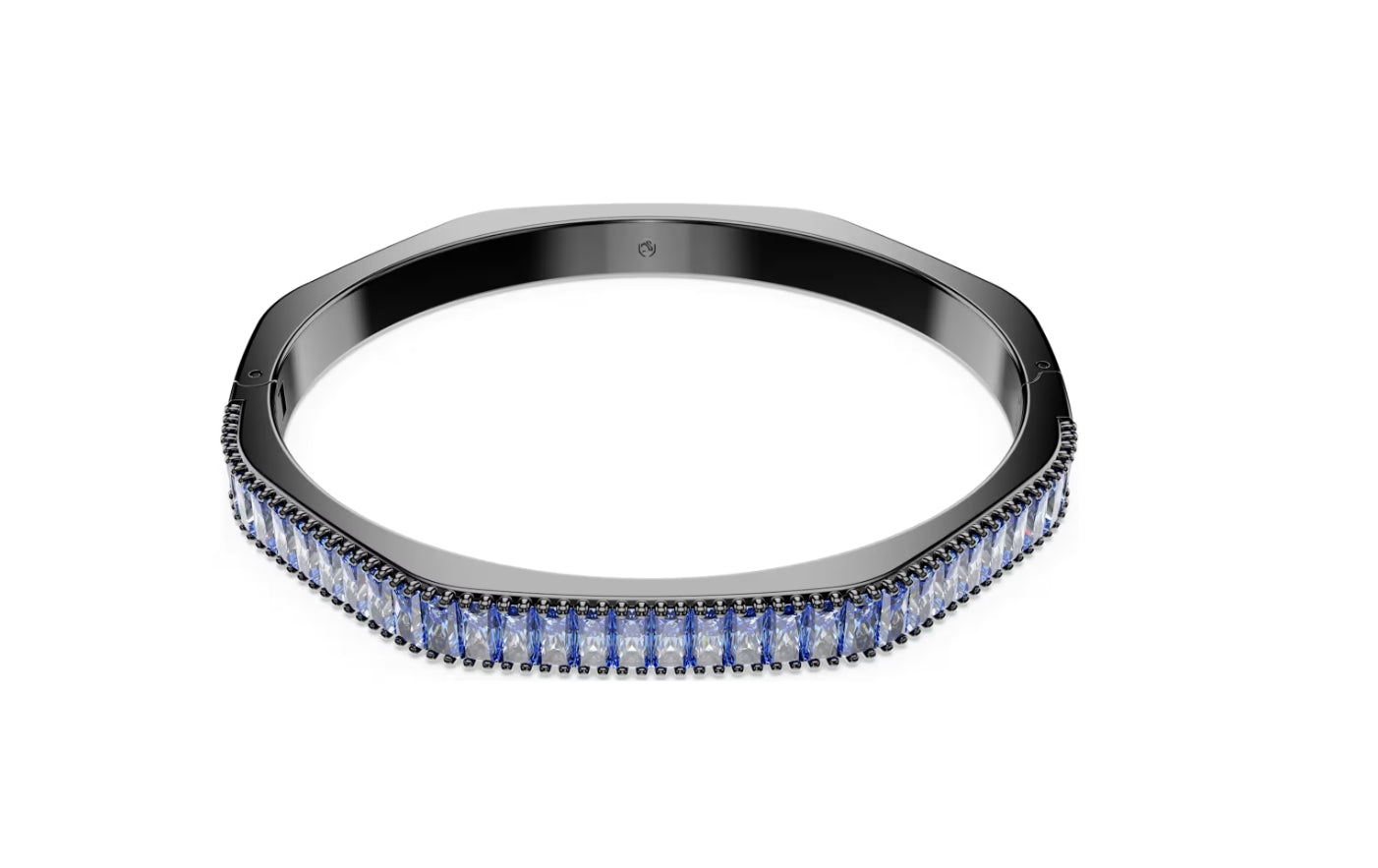 Swarovski 5705776 Bracciale rigido Matrix Forma ottagonale, Blu