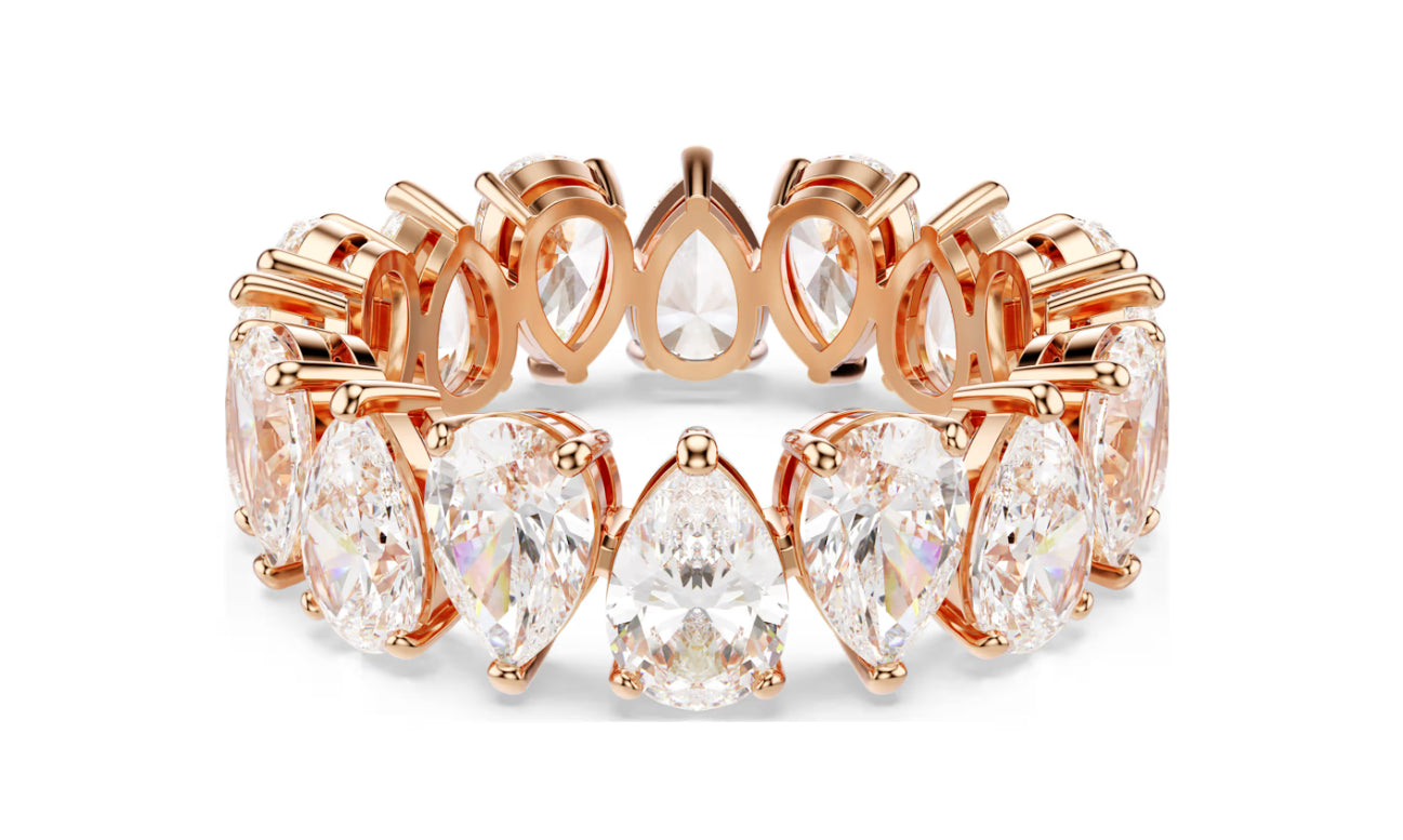 Swarovski 5690094 Anello Matrix Vittore oro rosa Taglia 60