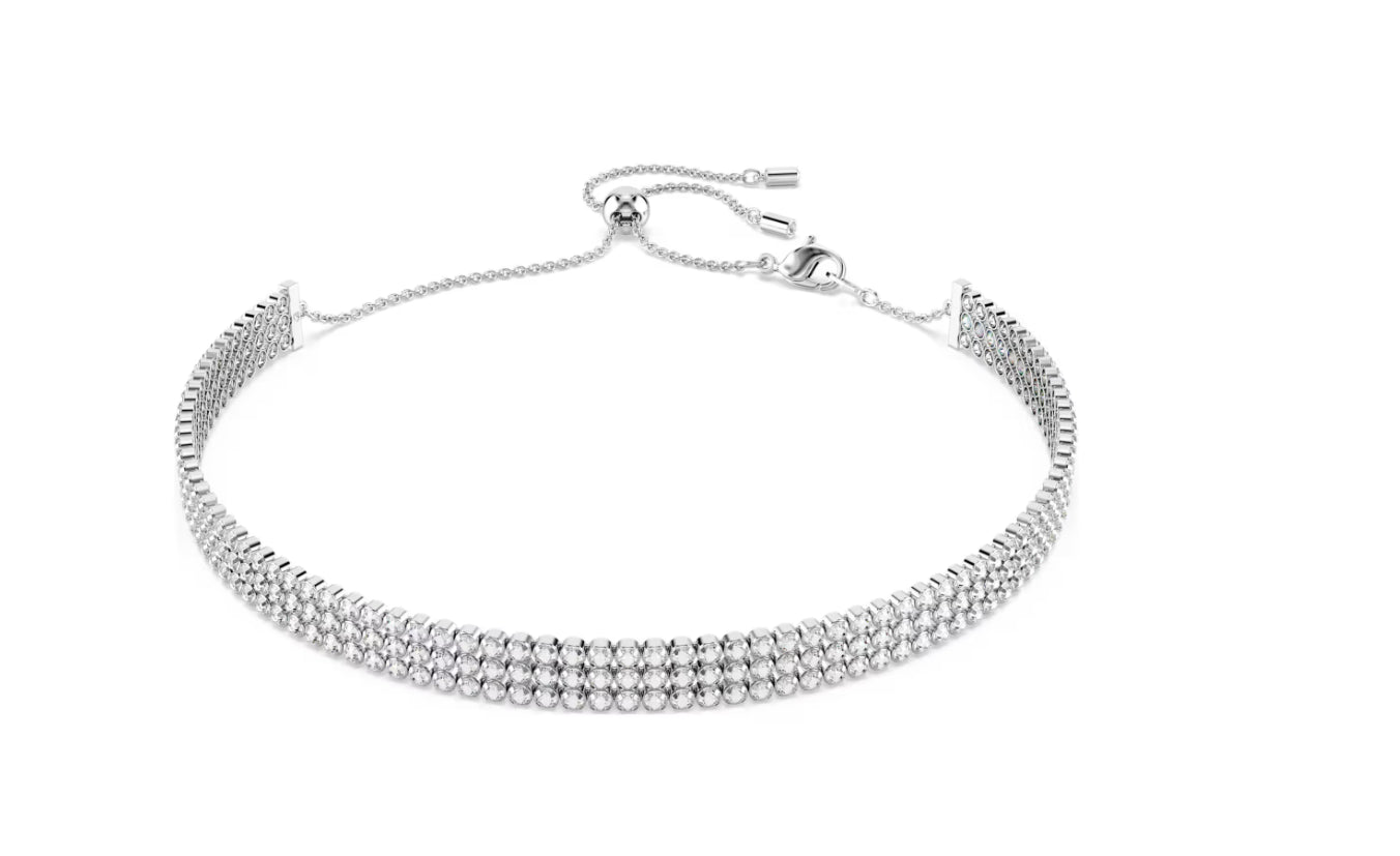 Swarovski 5685755 Girocollo Tennis Matrix Bianco