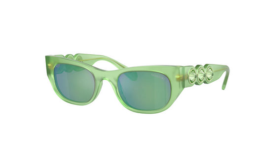 Swarovski 5691704 Occhiali da sole Forma ovale SK6022 Verdi