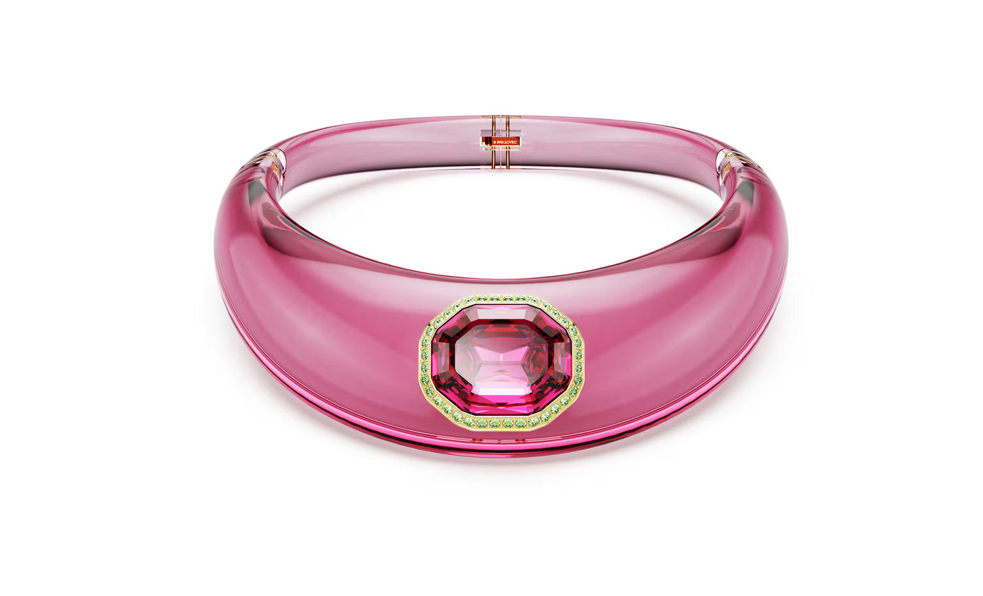 Swarovski 5723509 Girocollo Dulcis Rosa Placcato color oro