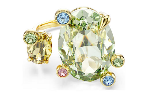 Swarovski 5721687 Anello aperto Gema Multicolore Taglia 60