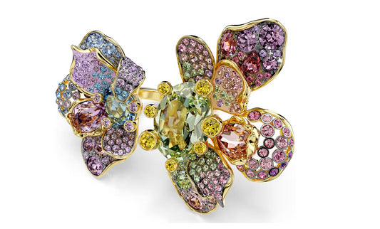 Swarovski 5721594 Anello Idyllia Fiore Multicolore taglia 52