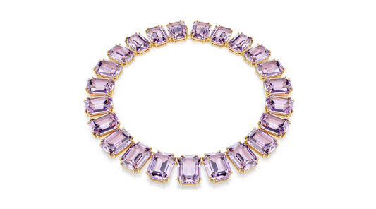 Swarovski 5715330 Collana Tennis Millenia Taglio ottagonale Viola
