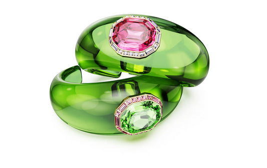 SWAROVSKI 5723515 Bracciale rigido Dulcis Set 2 Taglio ottagonale taglia L