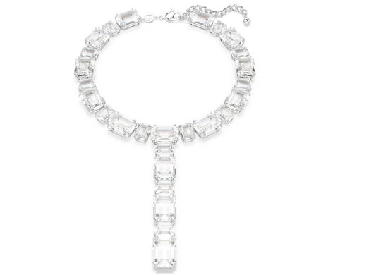 SWAROVSKI 5705799 Collana Millenia Taglio misto Bianca Placcato rodio