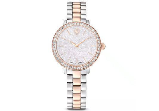 SWAROVSKI 5715028 Orologio Bracciale di metallo Tono argentato in tono oro rosa
