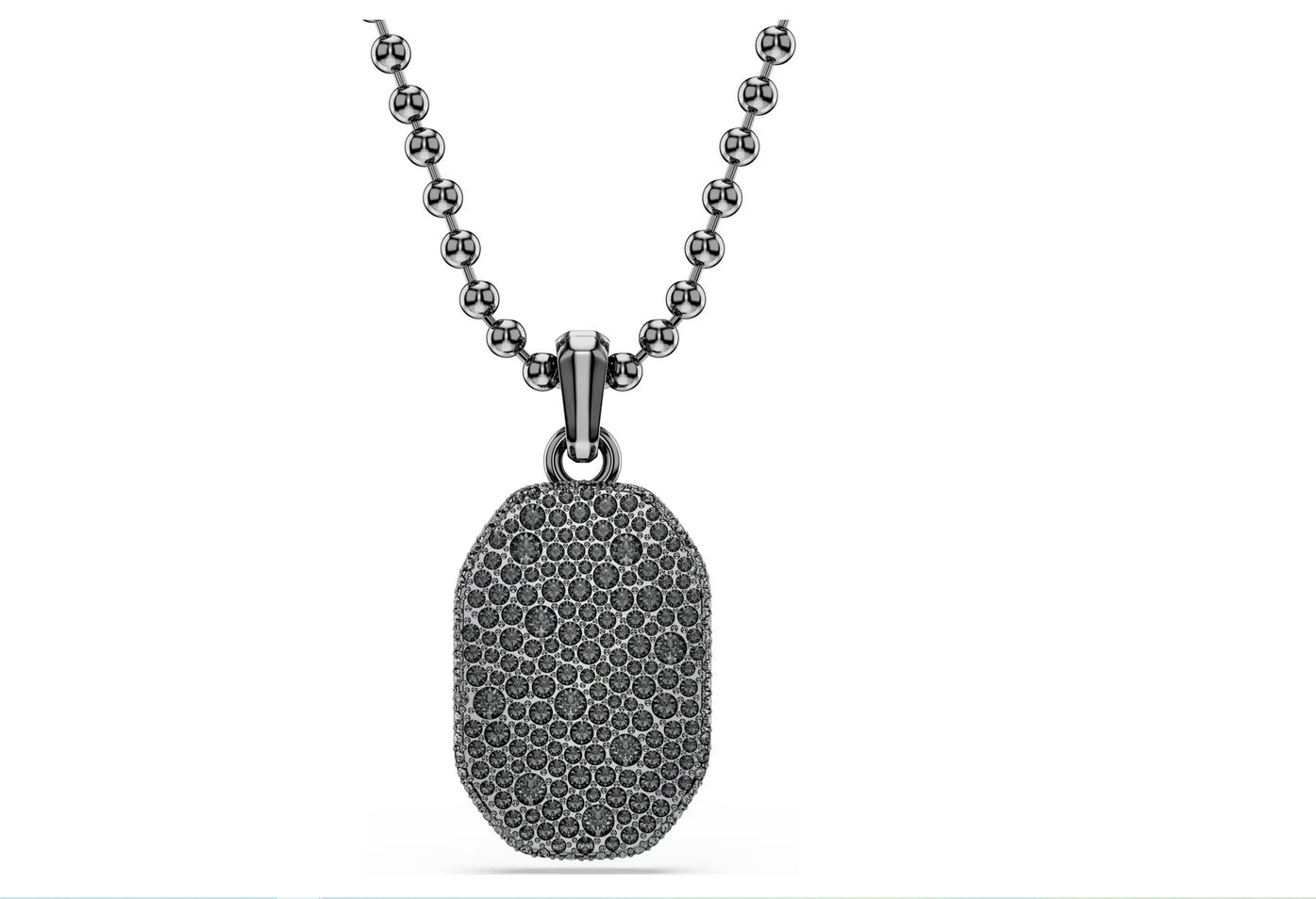 Swarovski 5724595 Pendente Dextera Forma ottagonale Taglio Round Nero