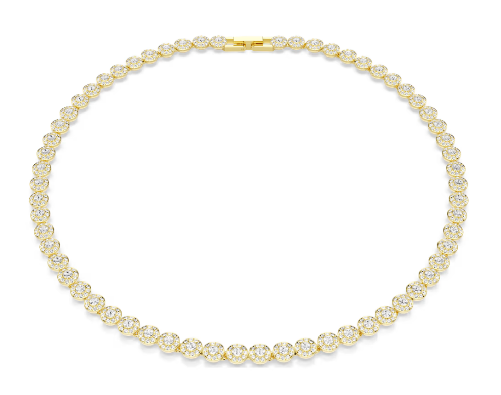 SWAROVSKI 5751560 Collana Una Angelic Piccola Bianca color oro SW004009