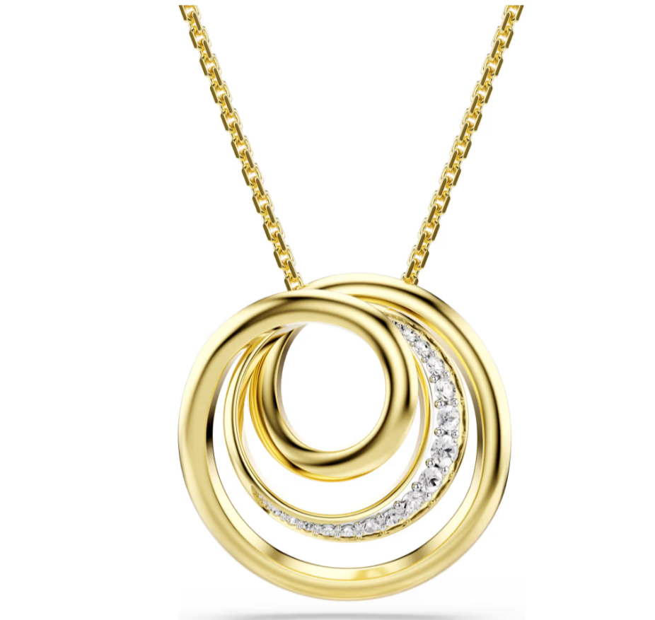SWAROVSKI 5740410 Collana Hyperbola Bianca color oro SW004055