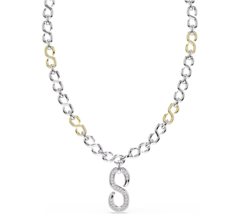 SWAROVSKI 5743785 Collana Dextera Taglio Round Bianca Mix di finiture SW004071
