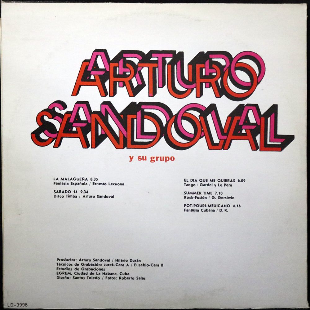 EBOND Arturo Sandoval Y Su Grupo - Arturo Sandoval Y Su Grupo Vinile V001055
