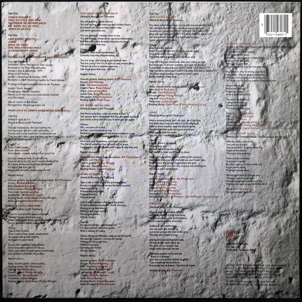 EBOND Ali Thomson - Take A Little Rhythm Vinile V001121