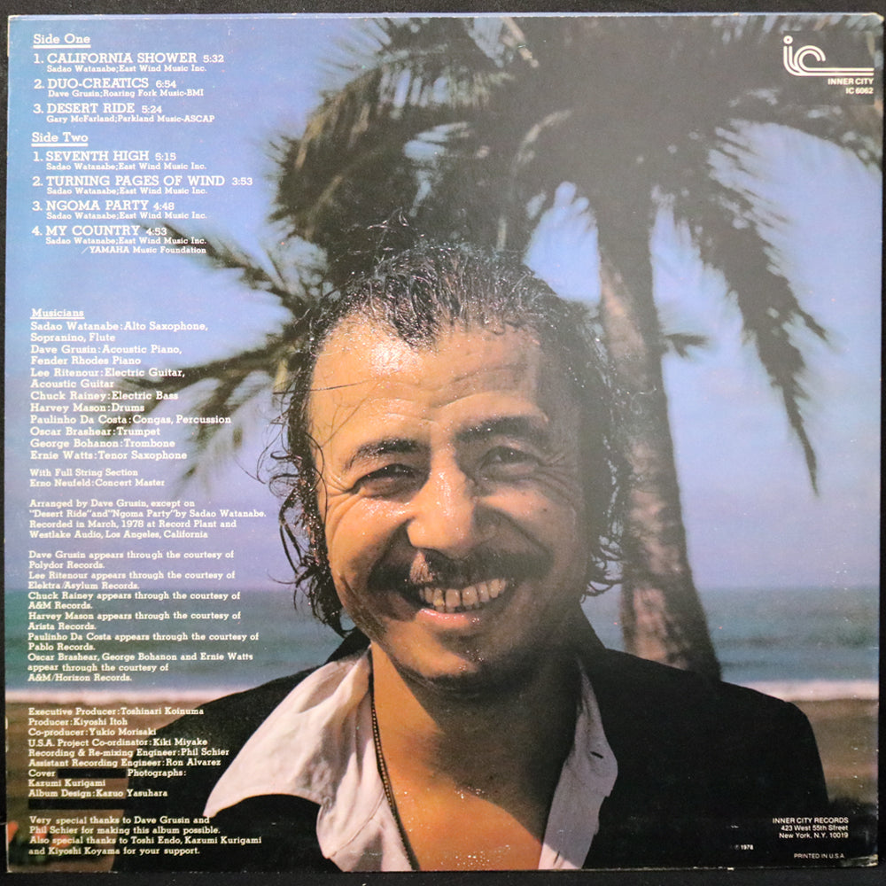 EBOND Sadao Watanabe - California Shower Vinile V001139