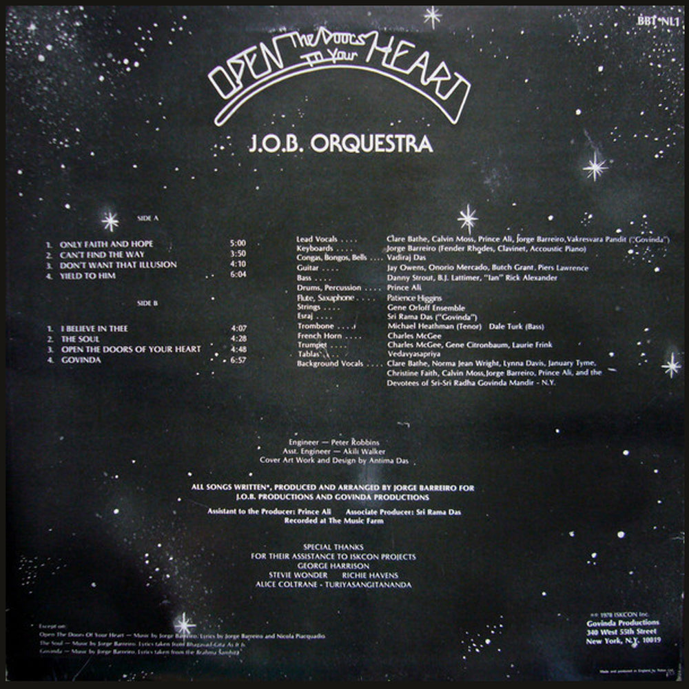 EBOND J.O.B. Orquestra - Open The Doors To Your Heart Vinile V002012