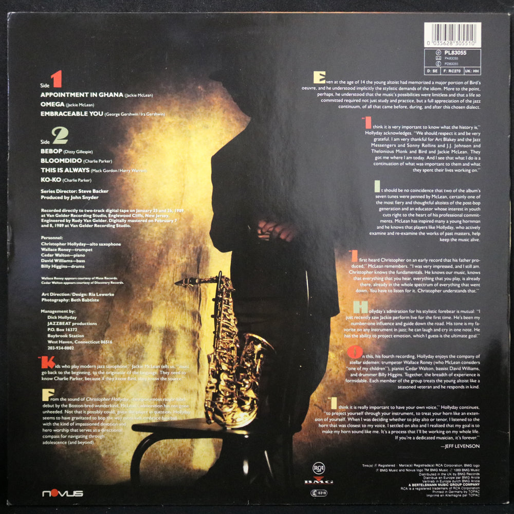 EBOND Christopher Hollyday - Christopher Hollyday Vinile V002017