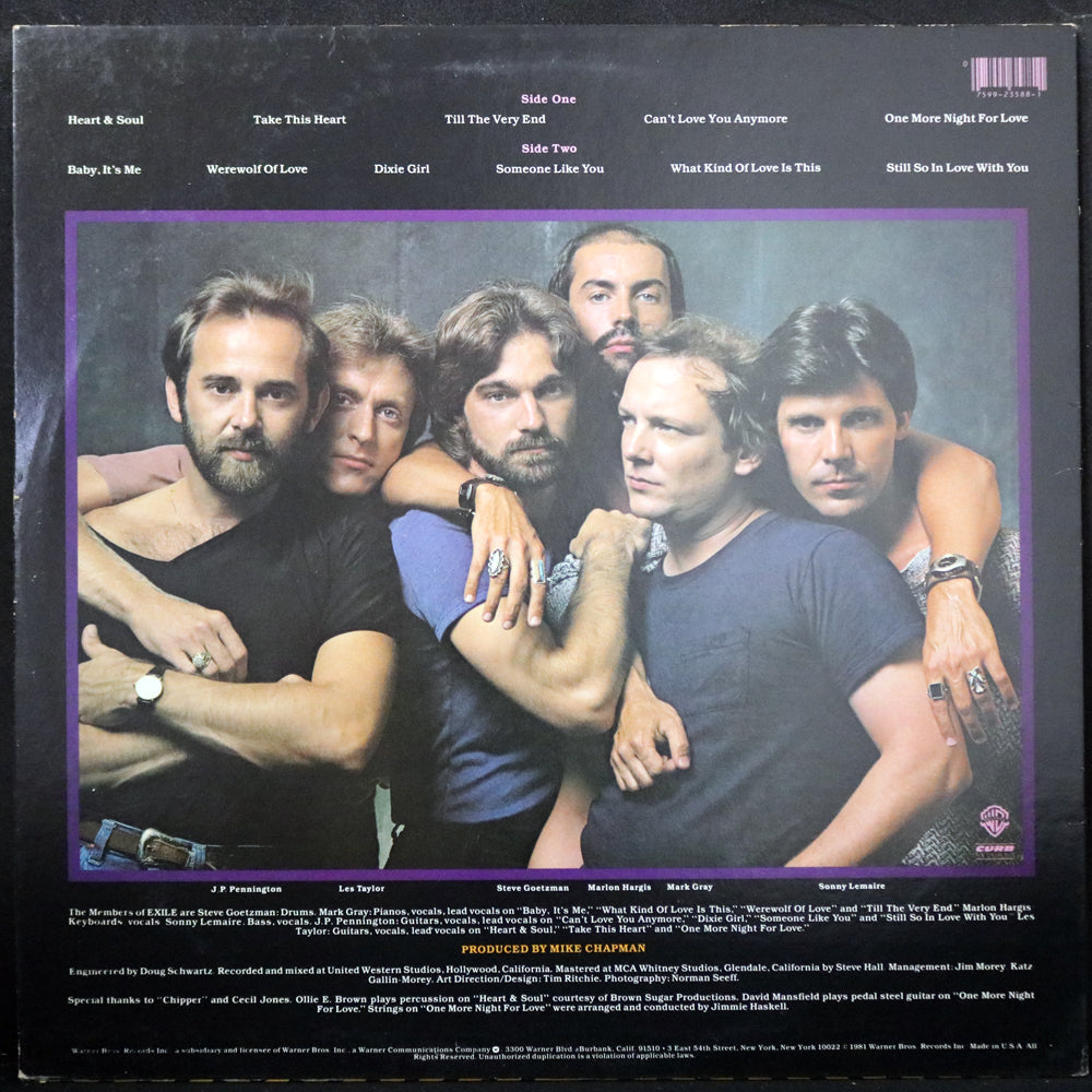 EBOND Exile - Heart & Soul Vinile V002040