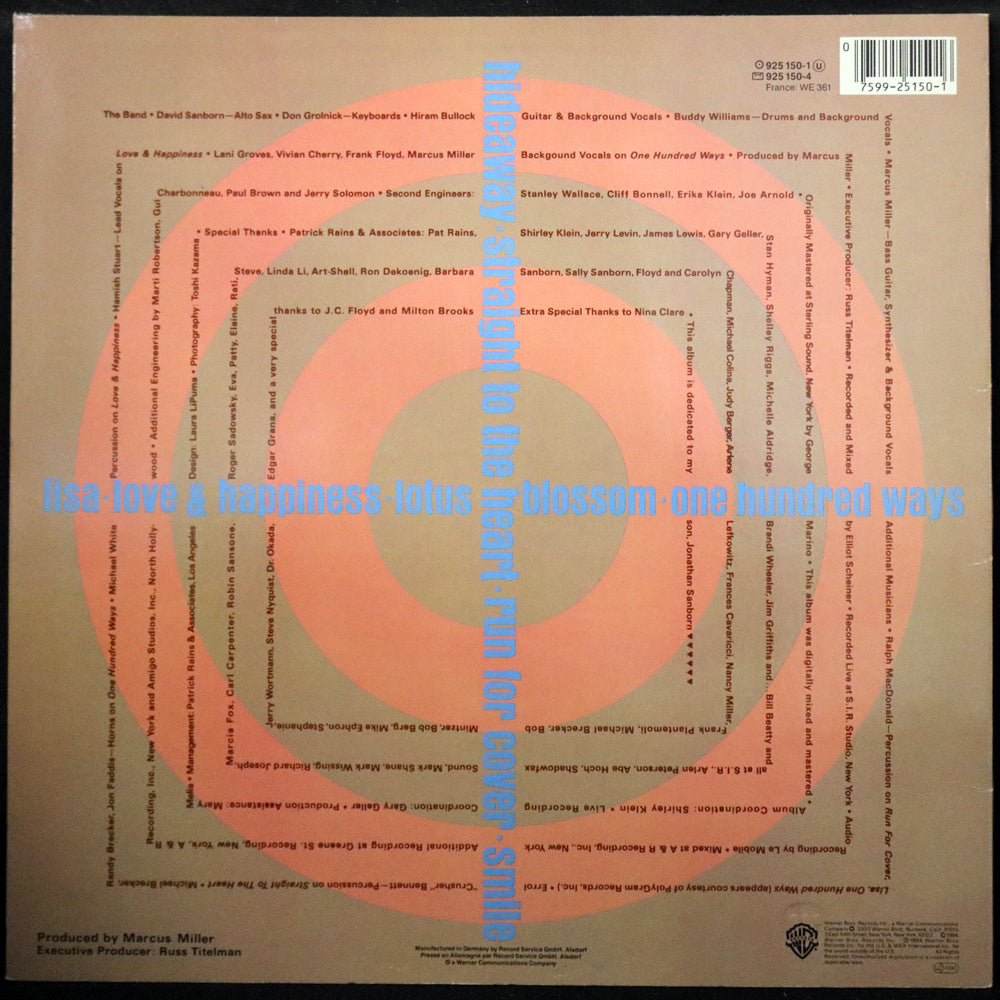 EBOND David Sanborn - Straight To The Heart Vinile V002114