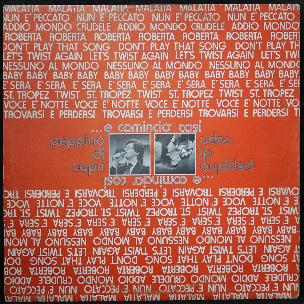 EBOND Peppino Di Capri - ... E Comincio Cosi Vinile V003015