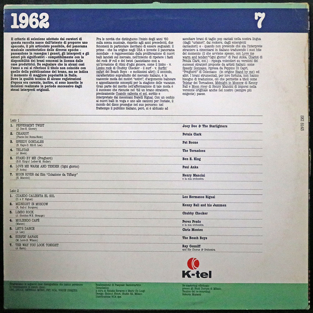 EBOND Various - 1962 Vinile V003077