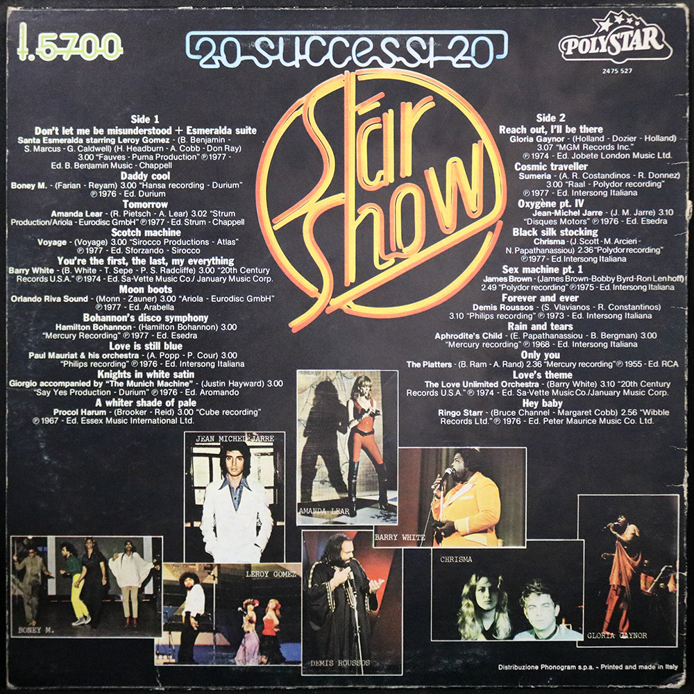 EBOND Various - Starshow - 20 Successi 20 Vinile V003084