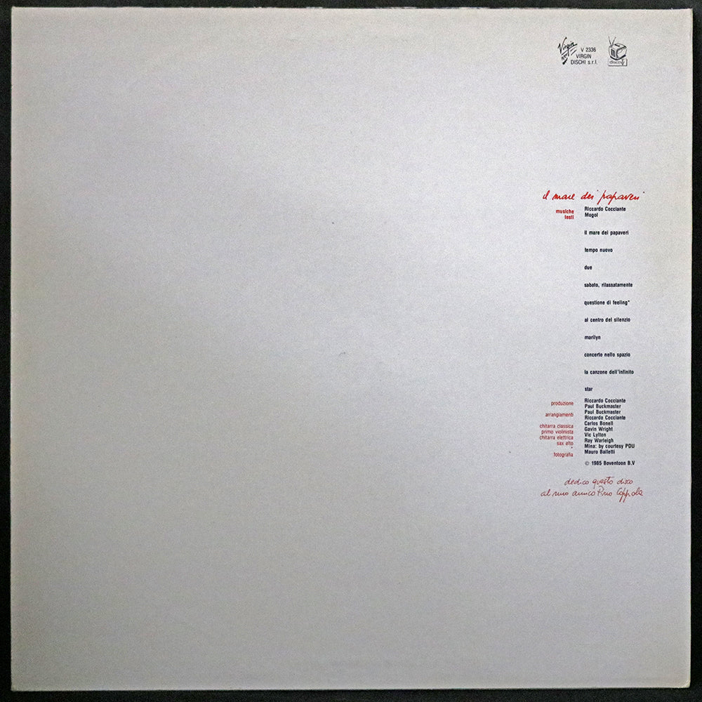 EBOND Riccardo Cocciante - Il Mare Dei Papaveri Vinile V003142