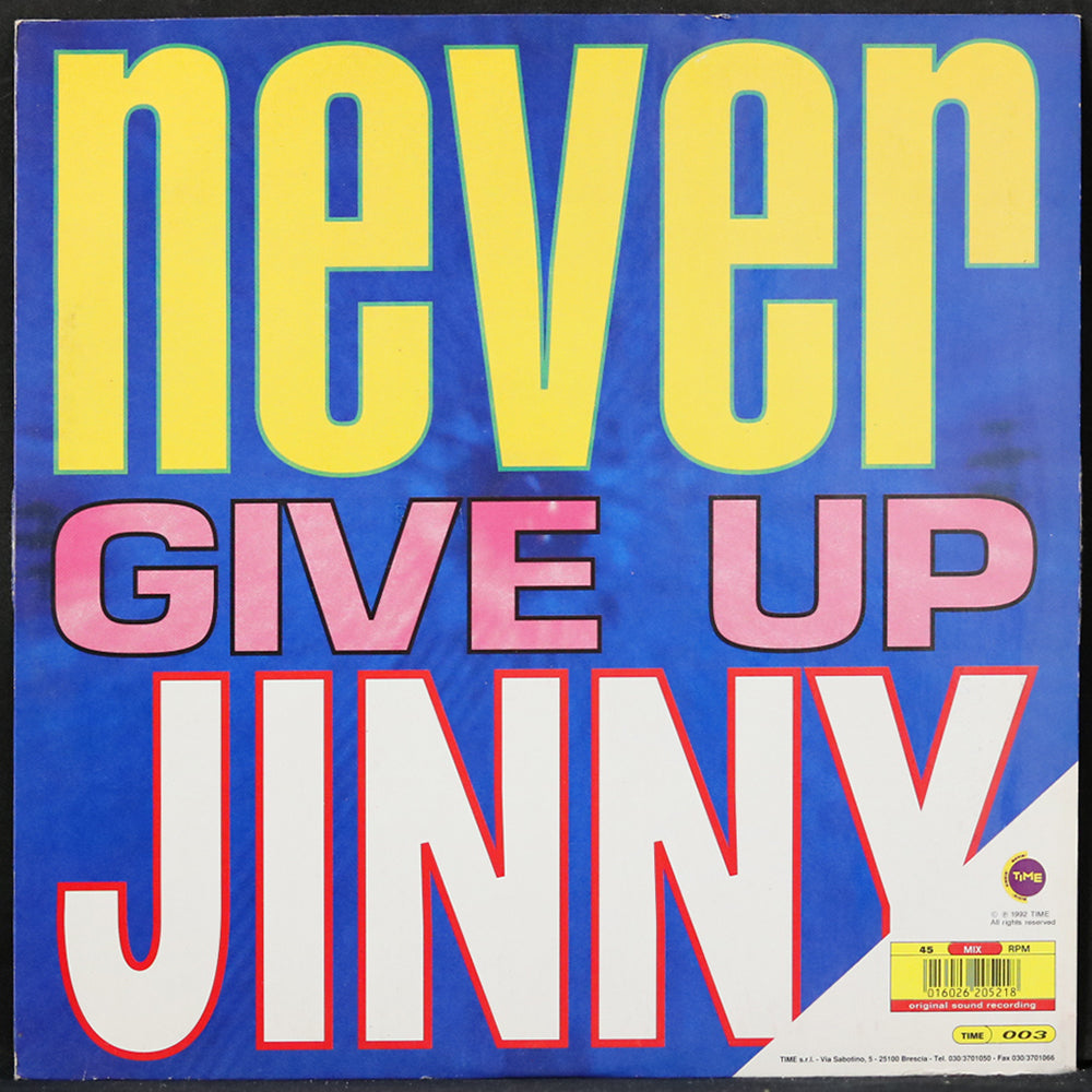 EBOND Jinny - Never Give Up (Remix) Vinile V004022