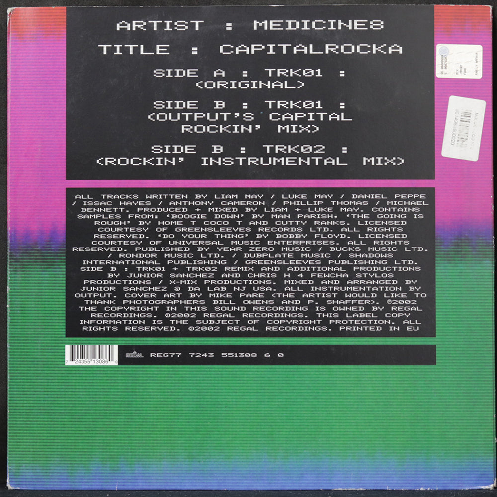 EBOND Medicine8 - Capitalrocka Vinile V004044
