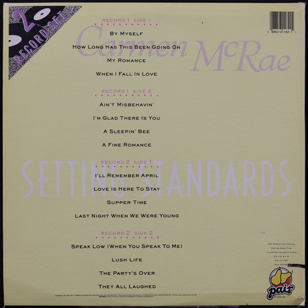 EBOND Carmen McRae - Setting Standards Vinile V005049