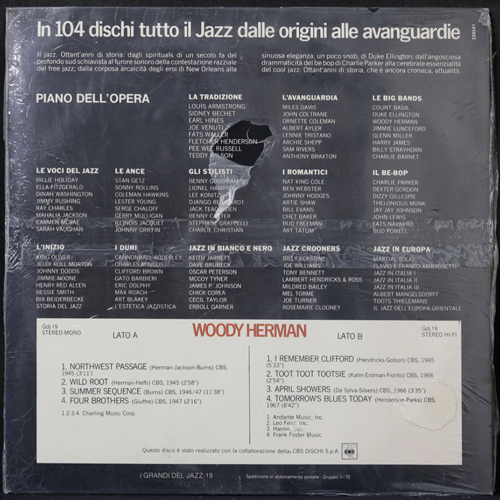 EBOND I Grandi Del Jazz - Woody Herman Vinile V005073