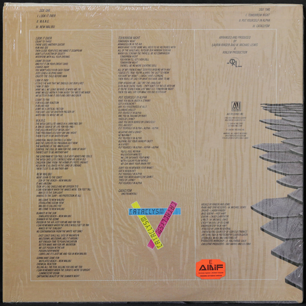 EBOND Rinder & Lewis - Cataclysm Vinile V006023