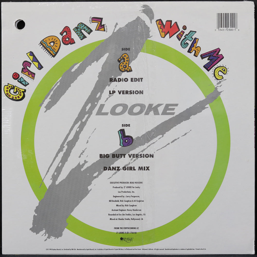 EBOND Z'Looke - Girl Danz With Me (SIGILLATO) Vinile V006066