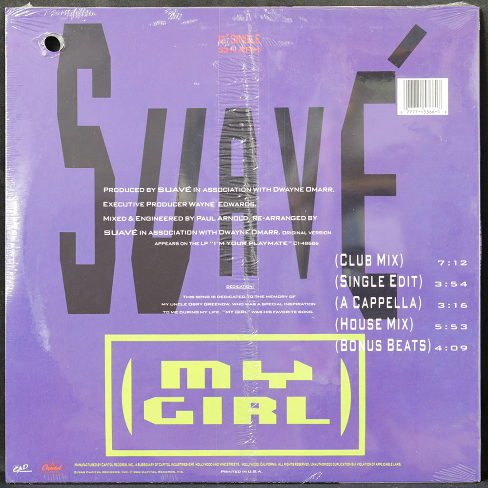EBOND Suave - My Girl Vinile V006069