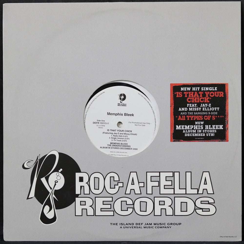 EBOND Memphis Bleek - Is That Your Chick (PROMO) Vinile V006074