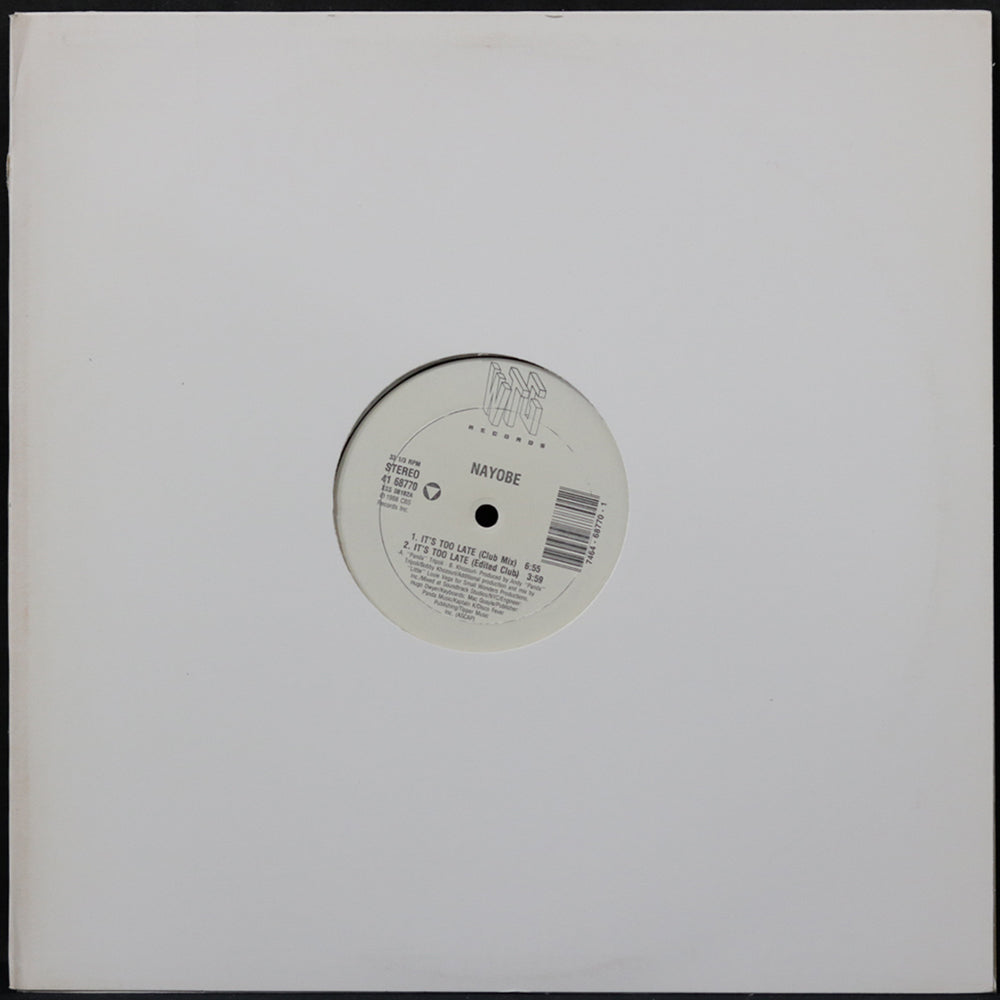 EBOND Nayobe - It's Too Late (PROMO) Vinile V006081