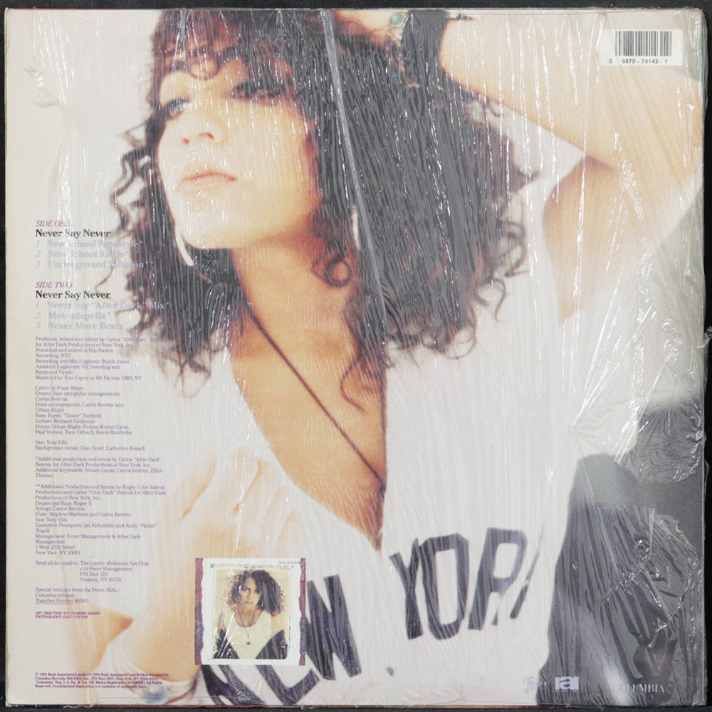 EBOND Lisette Melendez - Never Say Never Vinile V006103