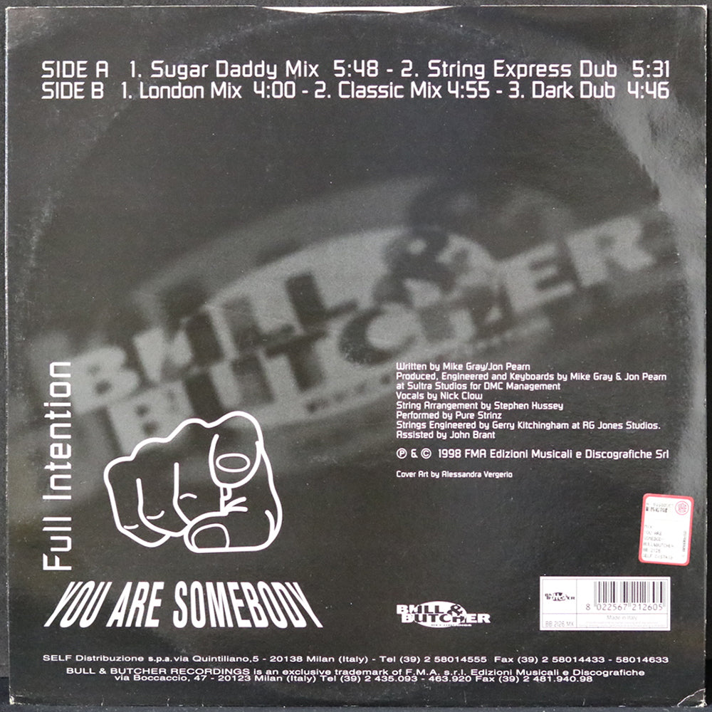 EBOND You Are Somebody - Full Intention Vinile V007000