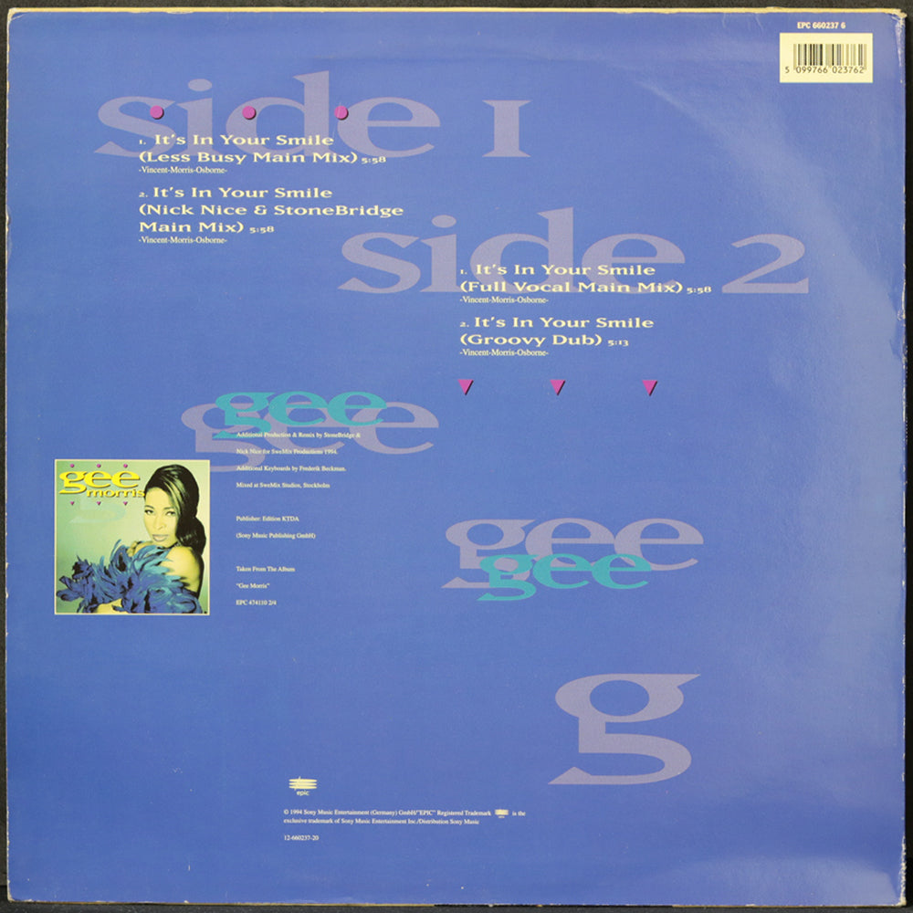 EBOND Gee Morris - It's In Your Smile Vinile V007017