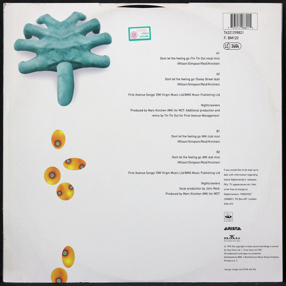 EBOND Nightcrawlers Featuring John Reid - Don't Let The Feeling Go (MK & Tin Tin Out Mixes) Vinile V007023
