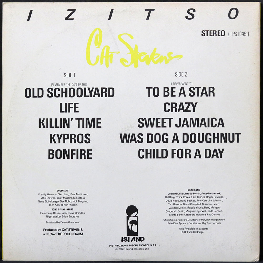 EBOND Cat Stevens - Izitso Vinile V007053