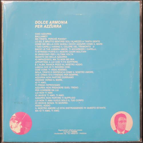 EBOND Tony Mazzucato E Mario Di Tommaso - Dolce Armonia Per Azzurra Vinile V008000