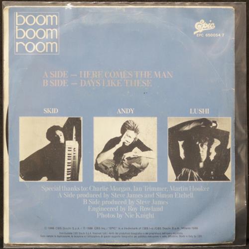 EBOND Boom Boom Room - Here Comes The Man Vinile V008048