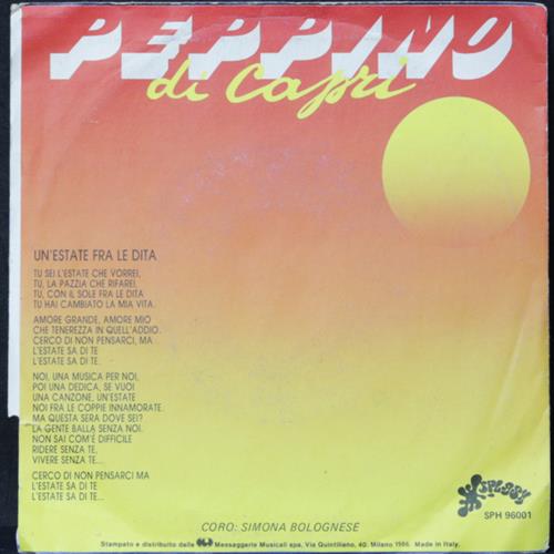 EBOND Peppino Di Capri - Stasera (Like A Angel) Vinile V008076