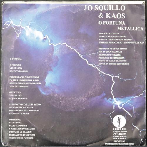 EBOND Jo Squillo - O Fortuna Vinile V008078