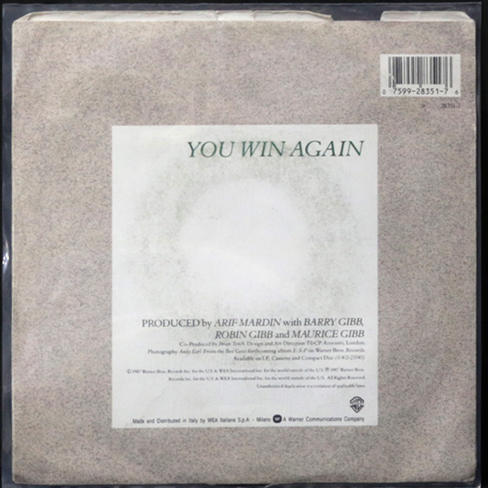 EBOND Bee Gees - You Win Again Vinile V009030