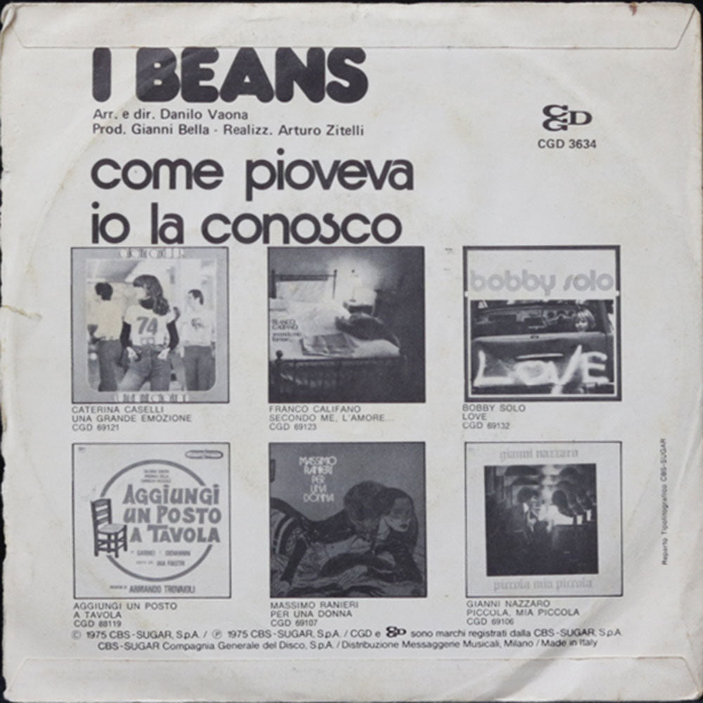 EBOND I Beans - Come Pioveva Vinile V011116